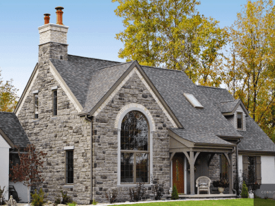 Natural stone and manufactured stone are both versatile building materials used for interior and exterior construction, including fireplaces, accent walls, backsplashes, facades, patios, landscape walls, and outdoor fireplaces.