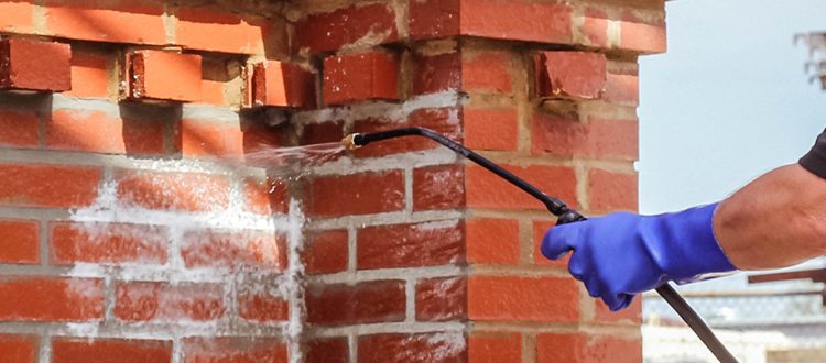 How to clean masonry safely, first identify the masonry material and type of stain, then check the manufacturer's recommendations and test a small area.